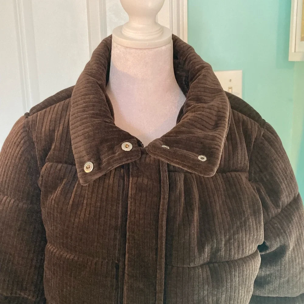 Brown Corduroy Puffer Jacket_13